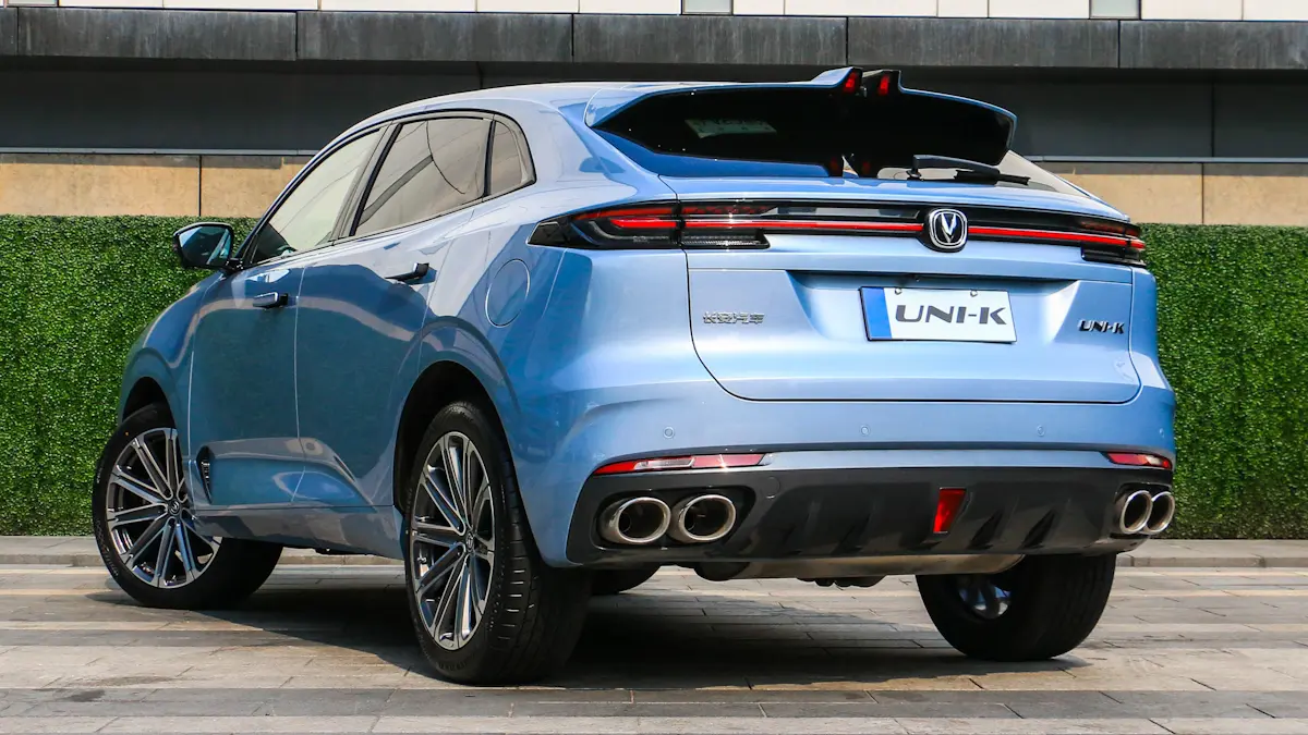 Chagan Uni-K azul de traseira