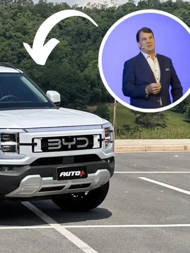 CEO da Ford, Jim Farley com BYD Shark falando de caminhonetes chinesas e GWM