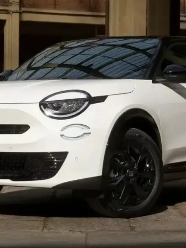 Fiat 600 Petrol Street branco parado de frente