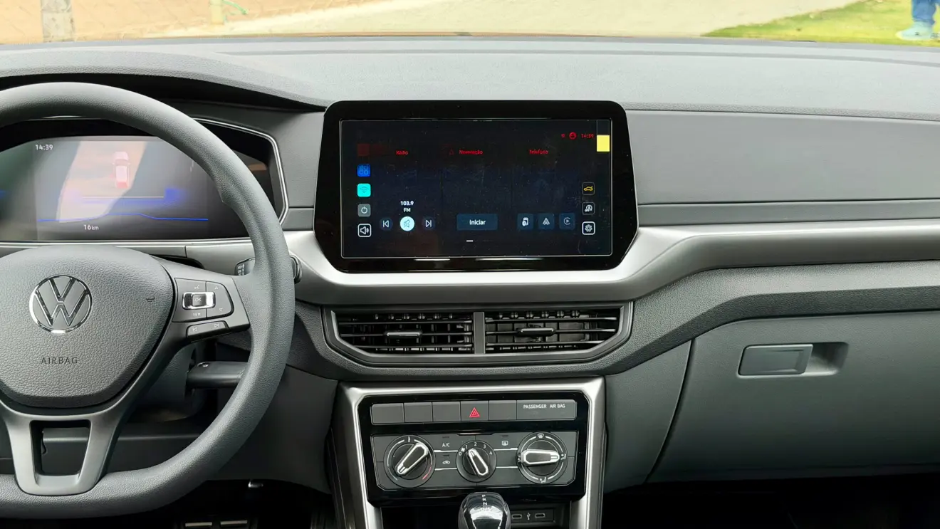 central multimídia t-cross seleção