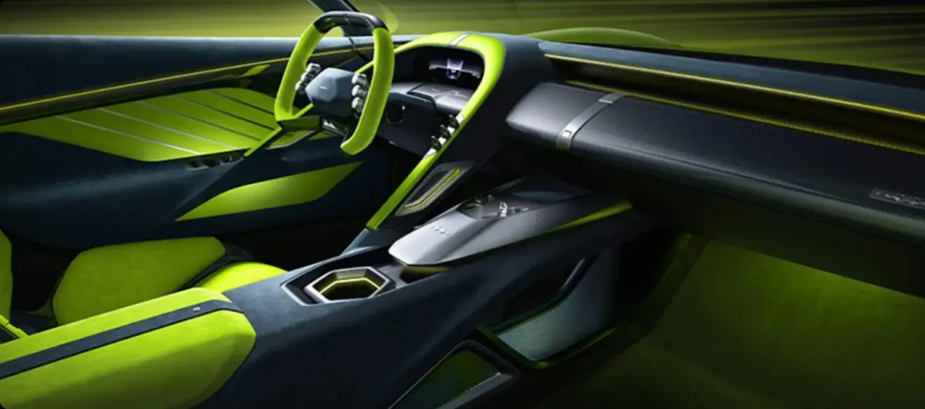 Interior do BYD Fang Cheng Bao Fómula X