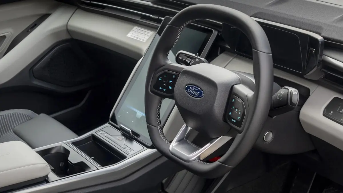 interior ford explorer ev van