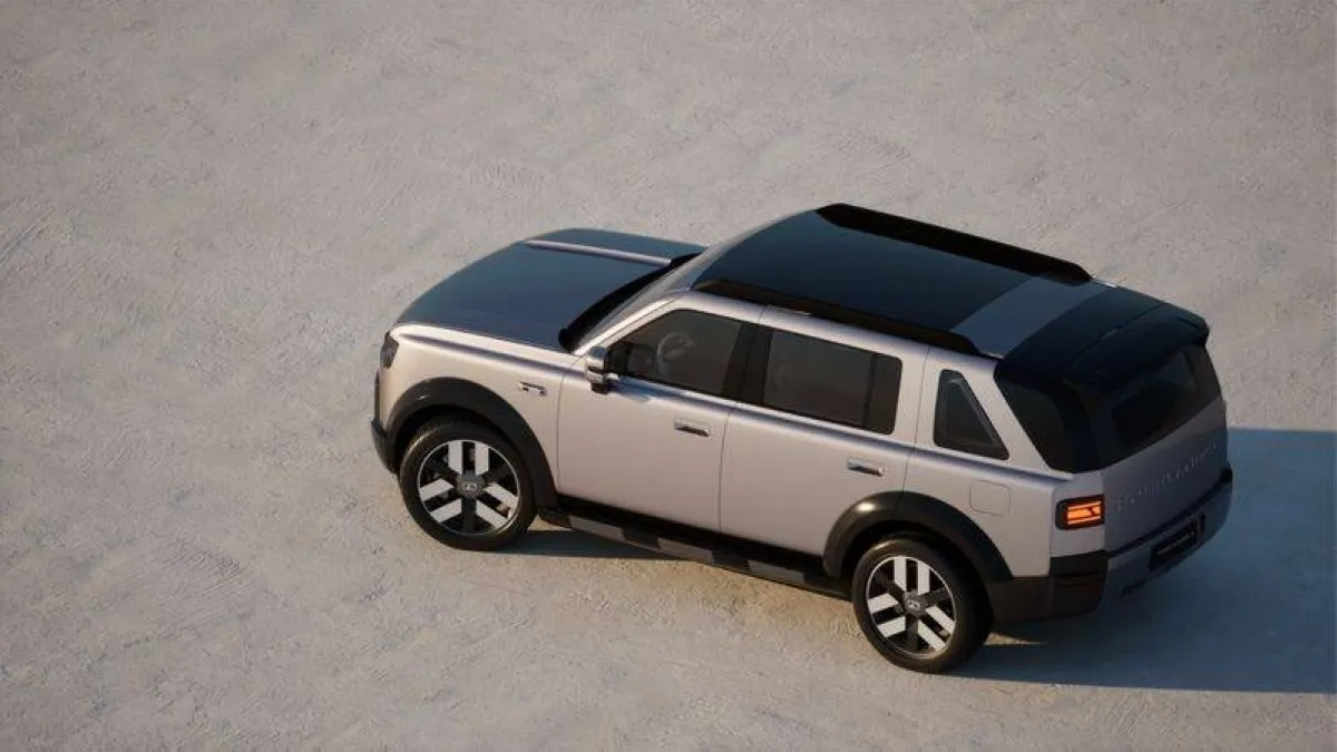 Freelander 8 Land Rover Chery de traseira cinza