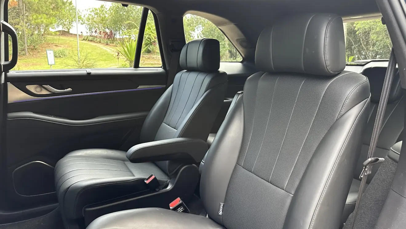 Segunda fileira de bancos do GWM Wey 07 