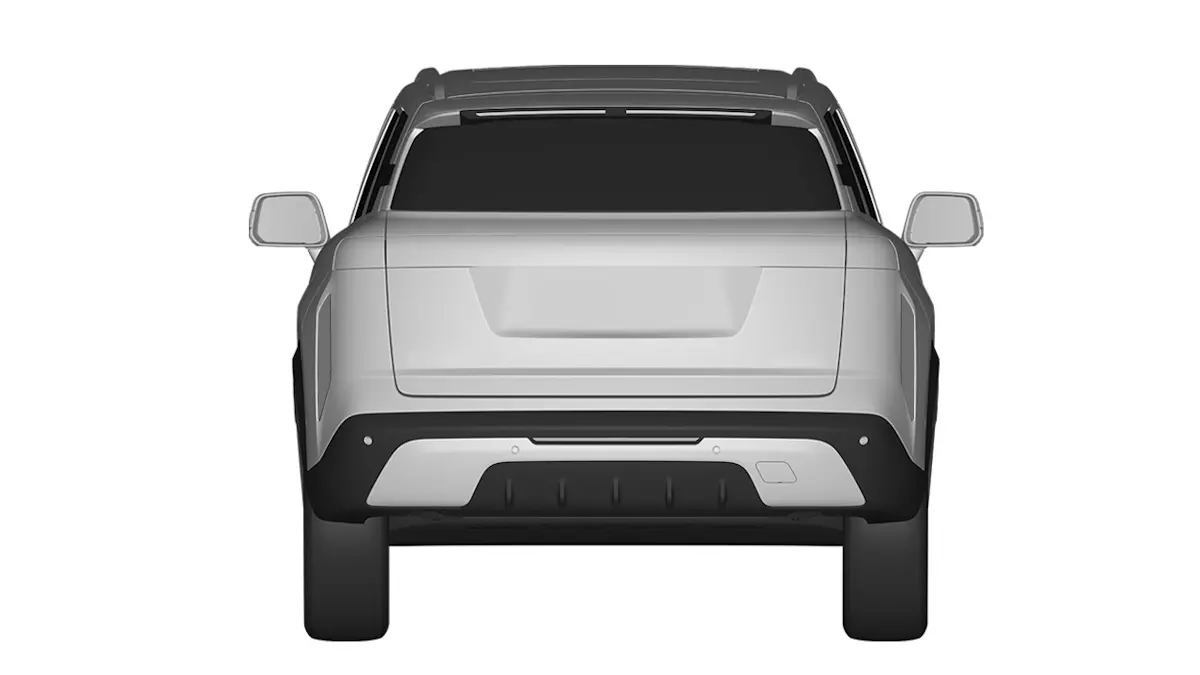 Registro do Jaecoo 7 Elétrico de traseira