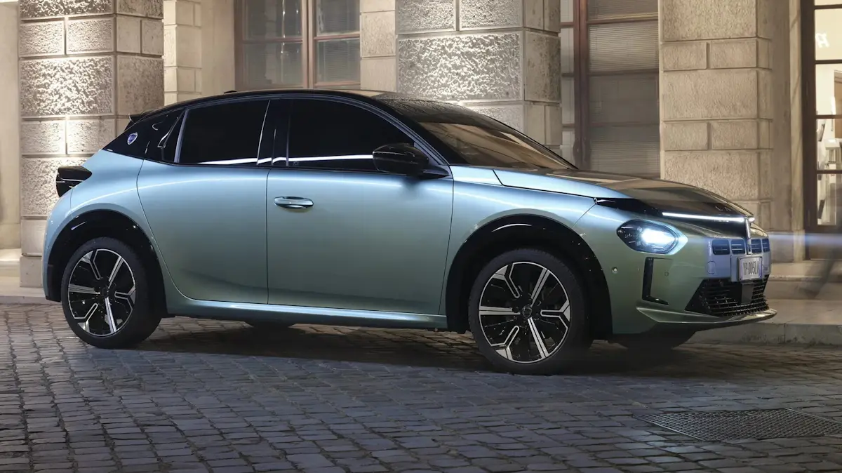 Lancia Ypsilon turbo manual [divulgação] manopla de câmbio