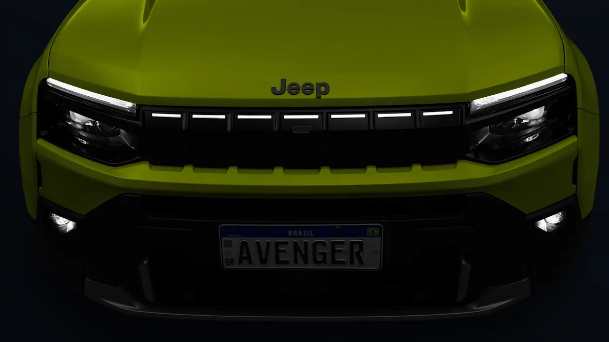 grade iluminada jeep avenger