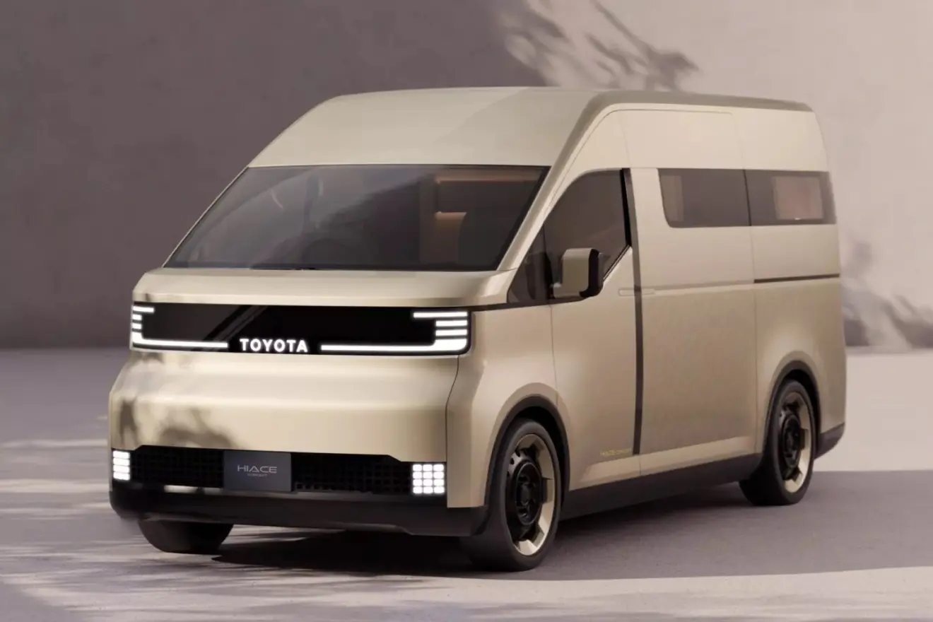 Toyota HiAce Concept clara vista de frente