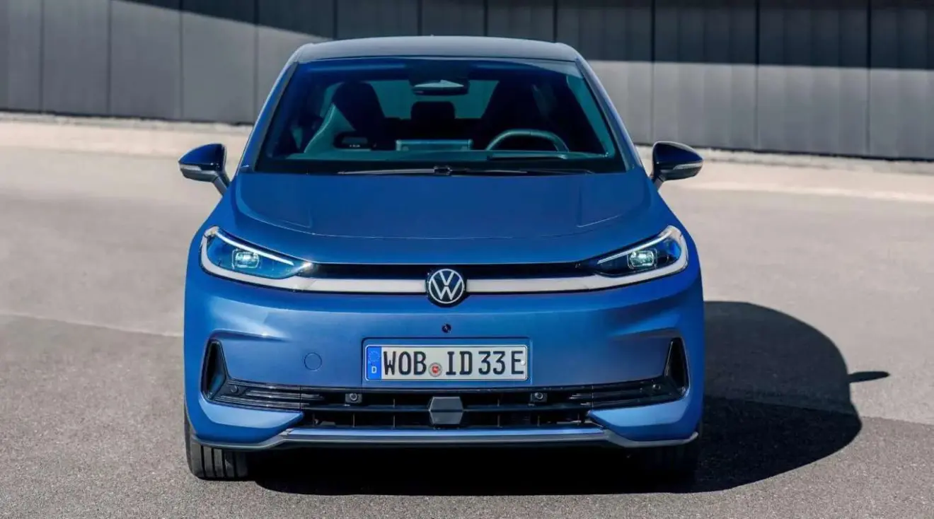 Volkswagen ID3 Neo azul de dianteira 