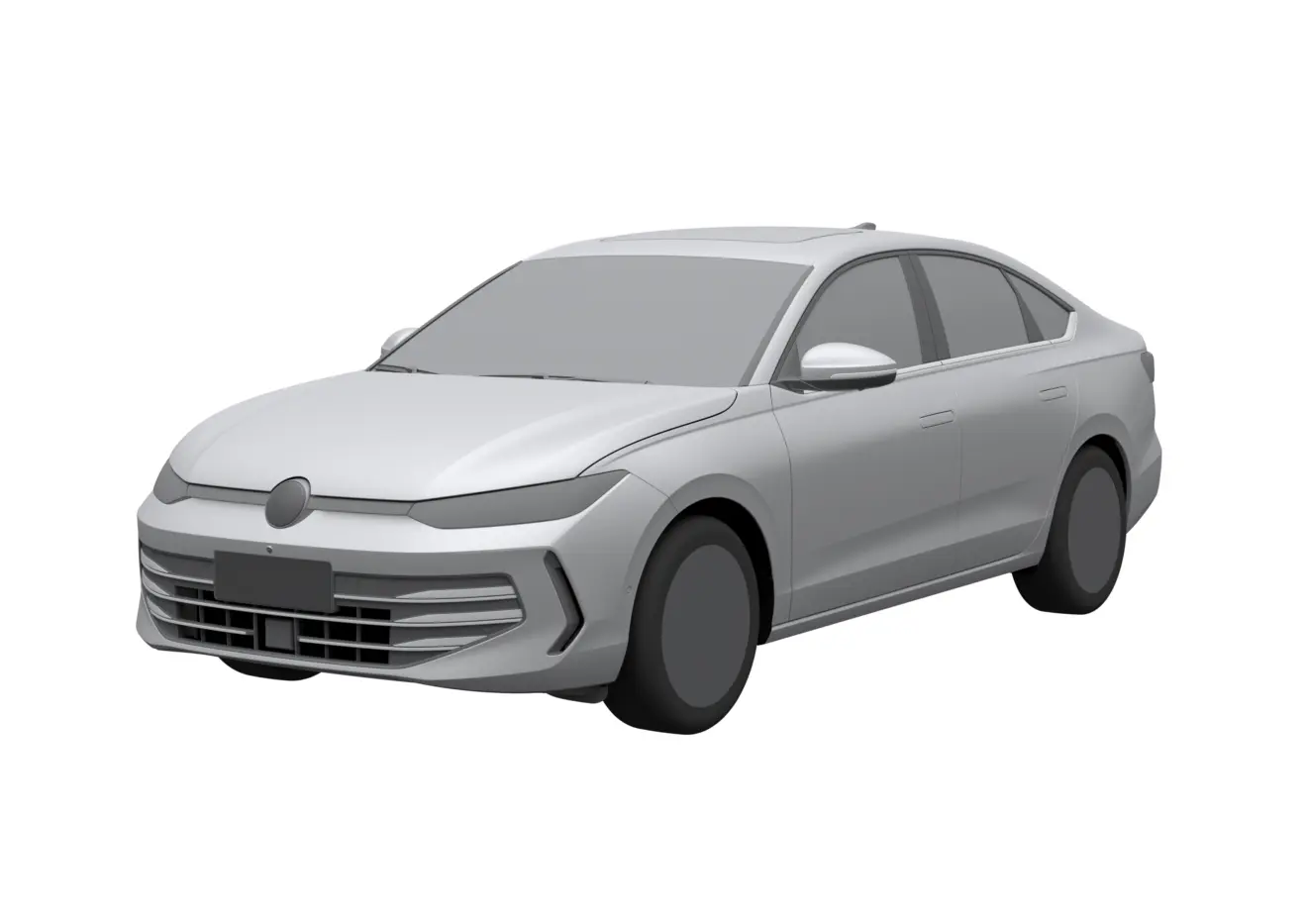 Volkswagen Lavida registro de frente