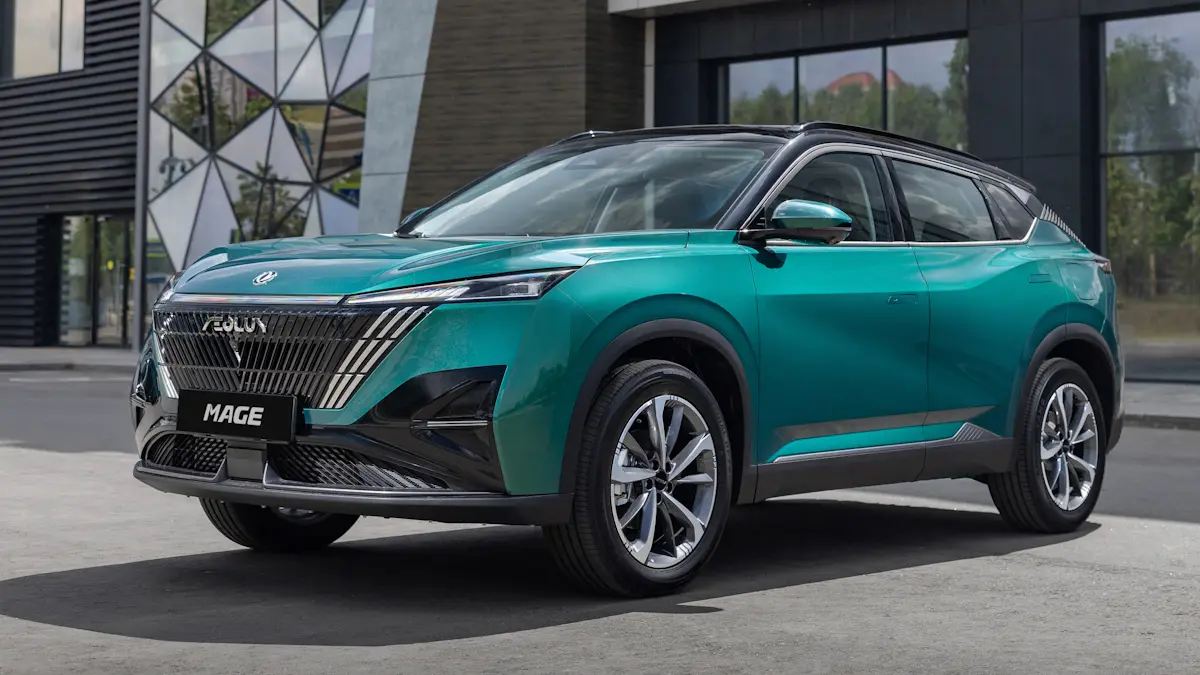 Dongfeng Mage verde de frente