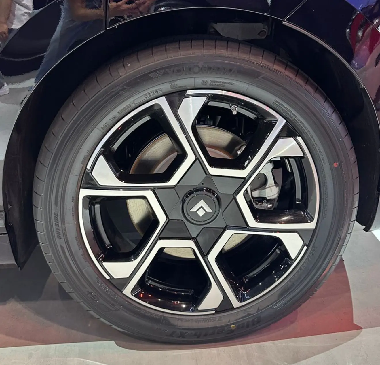 Roda do GAC Aion V reestilizado