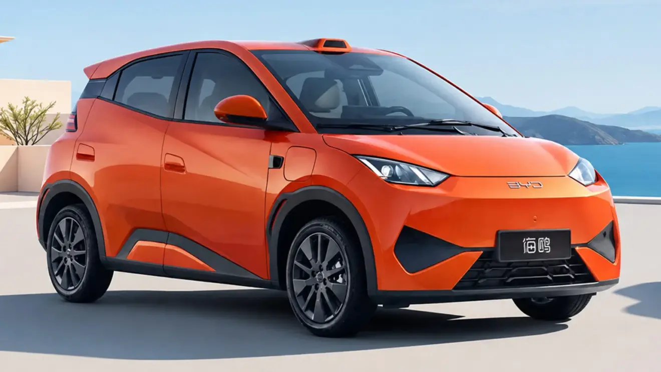 BYD Dolphin Mini chinês (Seagull) com sistema LiDAR