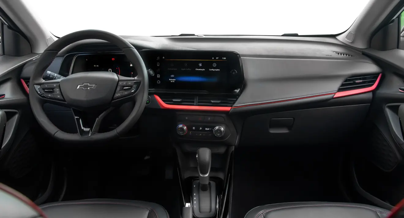 Painel do Chevrolet Tracker 2027 