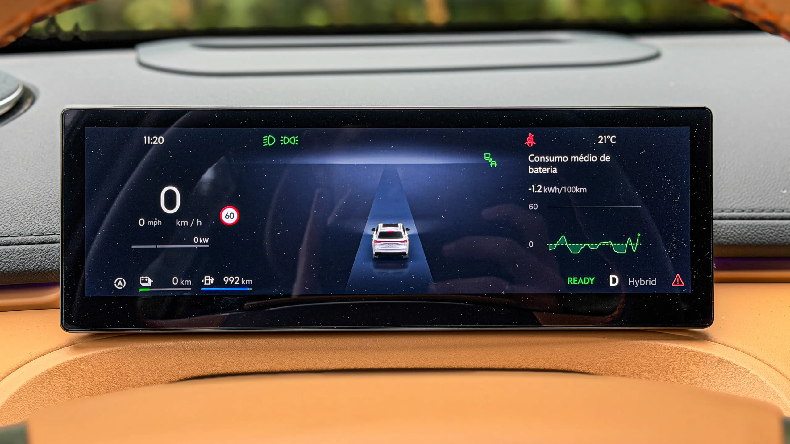 Geely EX5 EM-i interior para avaliação e teste