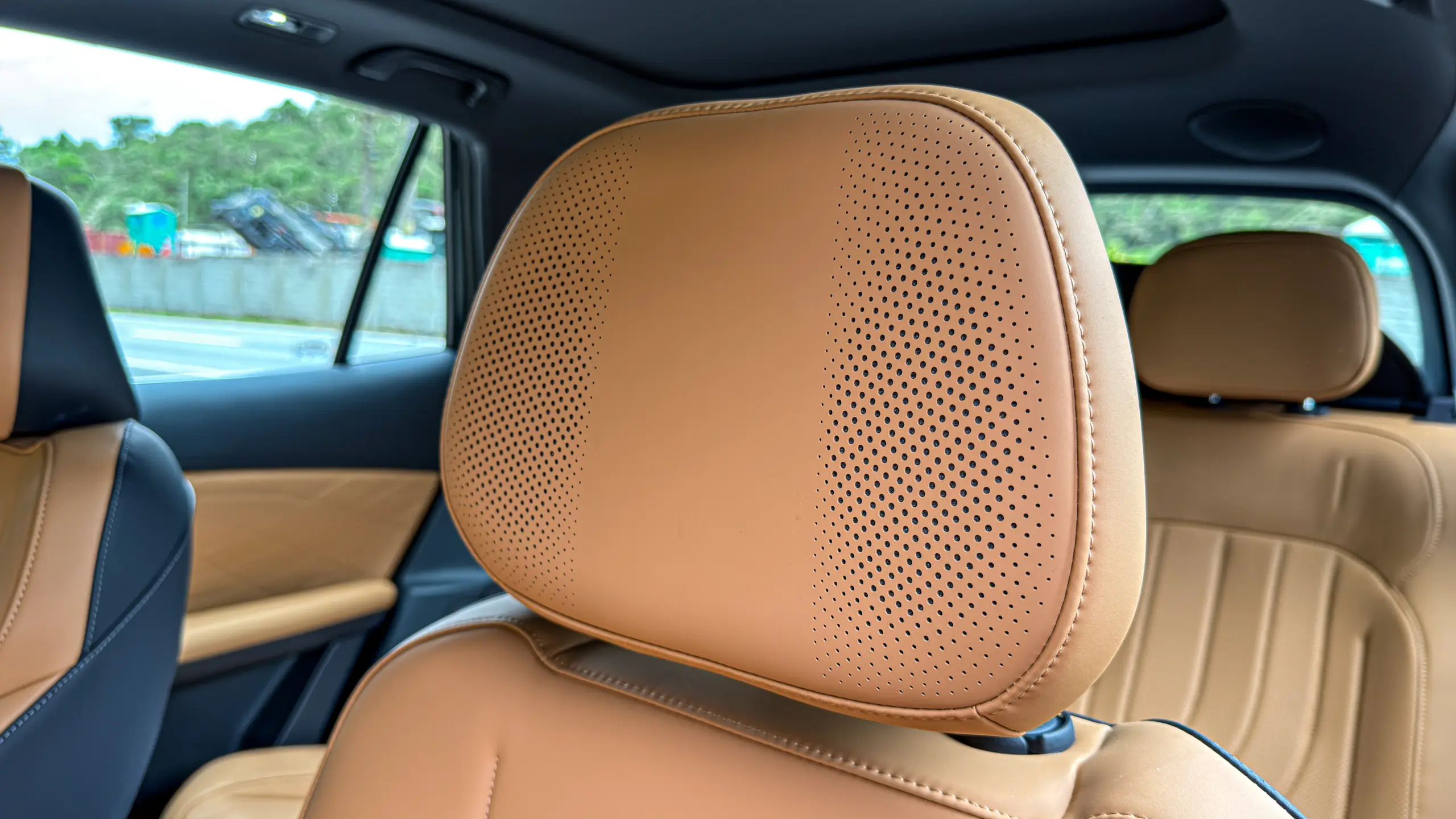 Geely EX5 EM-i interior para avaliação e teste