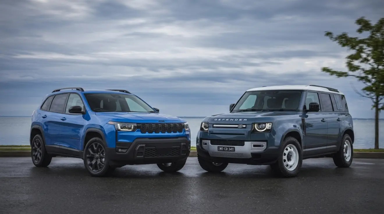 Jeep Cherokee e Land Rover Defender