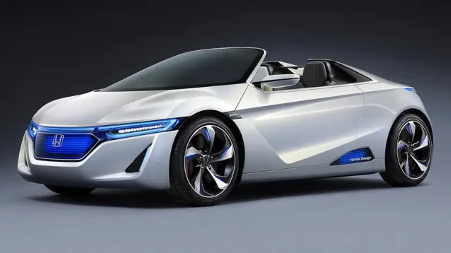 A Honda também testou uma tecnologia diferente para substituir o volante