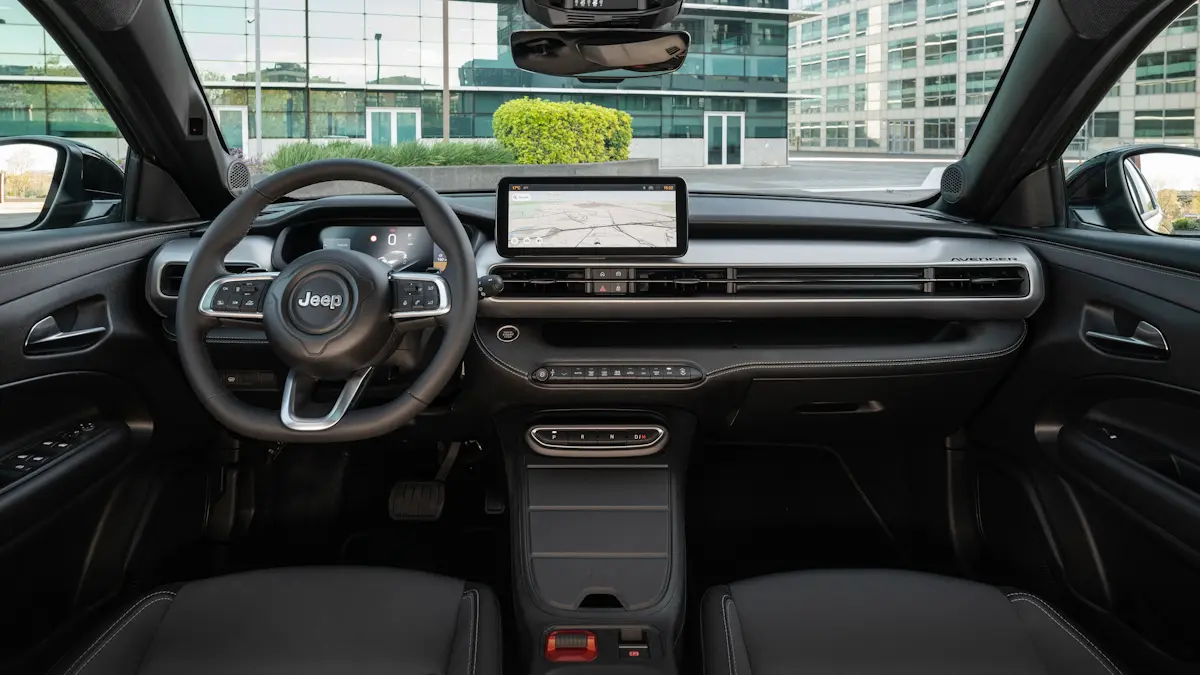 Cabine do Jeep Avenger