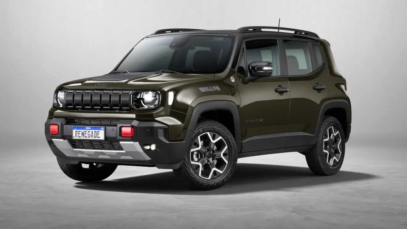 Jeep Renegade Willys 2027 verde visto de frente