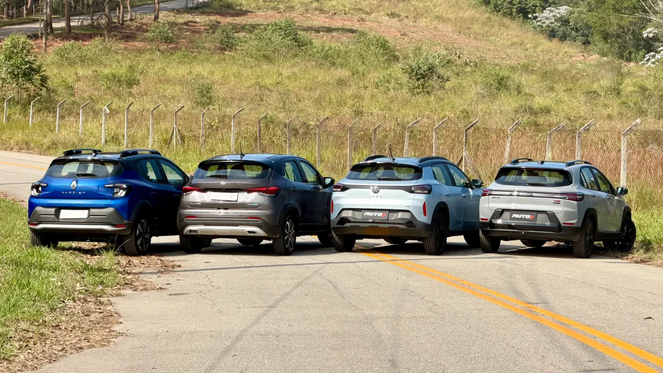 Renault Kardian Iconic vs Fiat Pulse Impetus vs Volkswagen Tera High vs Chevrolet Sonic RS [Auto+ / João Brigato]