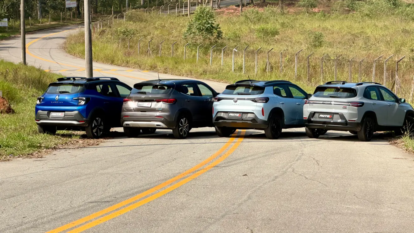 Renault Kardian Iconic vs Fiat Pulse Impetus vs Volkswagen Tera High vs Chevrolet Sonic RS [Auto+ / João Brigato]