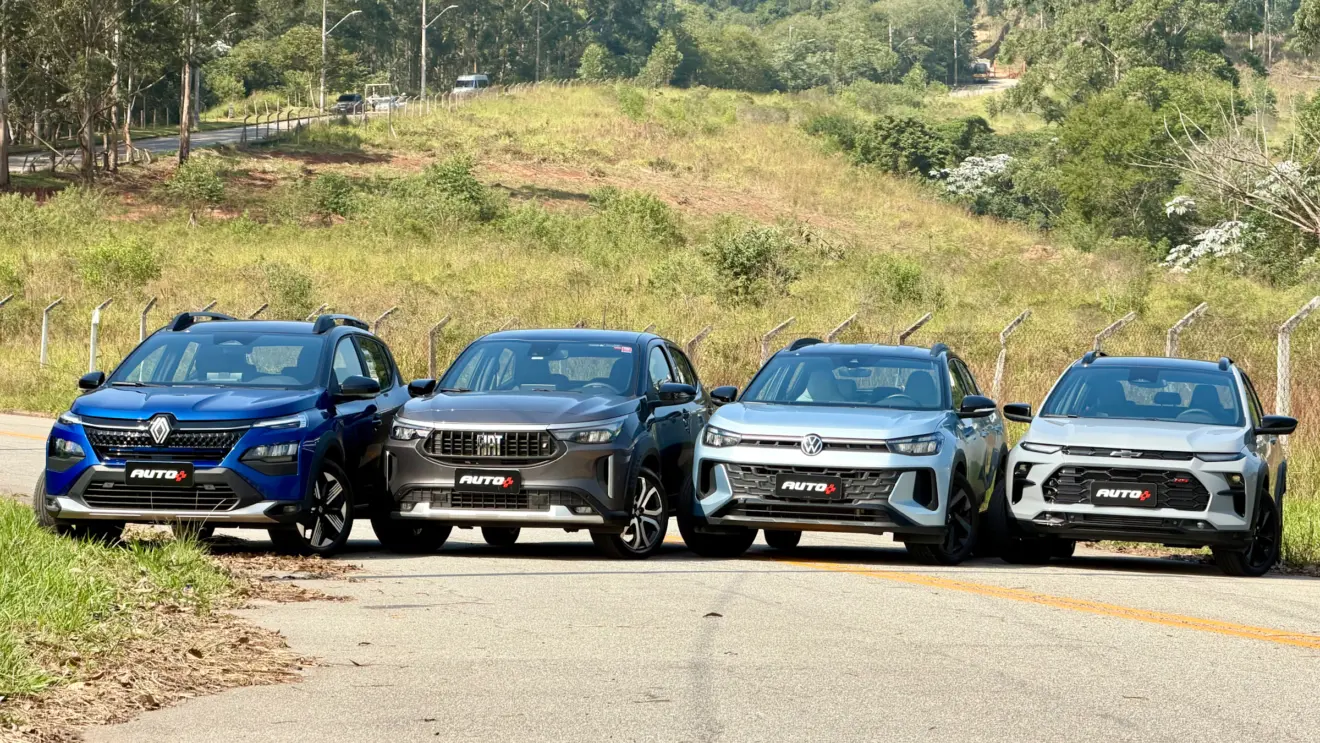 Renault Kardian Iconic vs Fiat Pulse Impetus vs Volkswagen Tera High vs Chevrolet Sonic RS [Auto+ / João Brigato]
