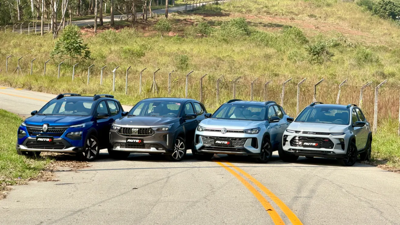 Renault Kardian Iconic vs Fiat Pulse Impetus vs Volkswagen Tera High vs Chevrolet Sonic RS [Auto+ / João Brigato]