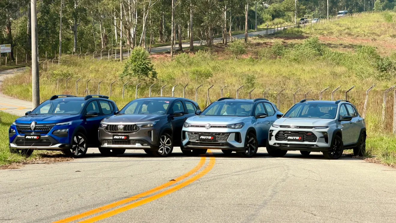 Renault Kardian Iconic vs Fiat Pulse Impetus vs Volkswagen Tera High vs Chevrolet Sonic RS [Auto+ / João Brigato]