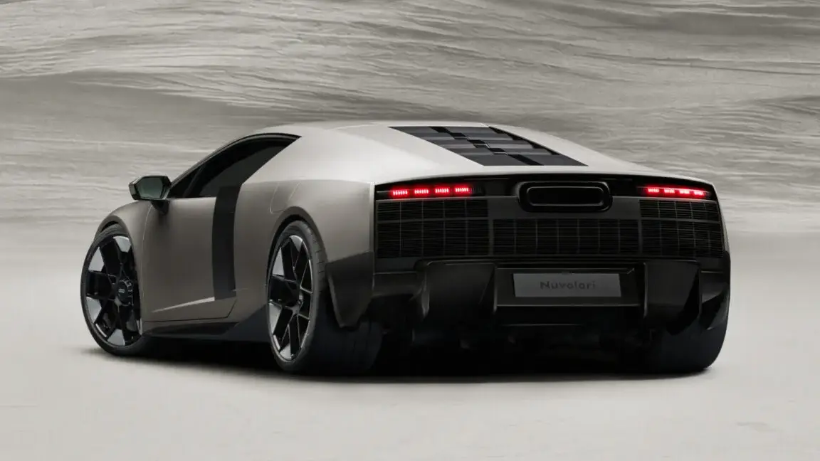 Traseira do Audi Nuvolari 
