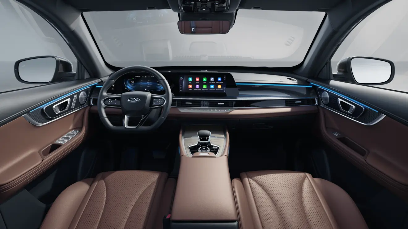 interior CAOA Chery Tiggo 7 PHEV 2027 [divulgação]