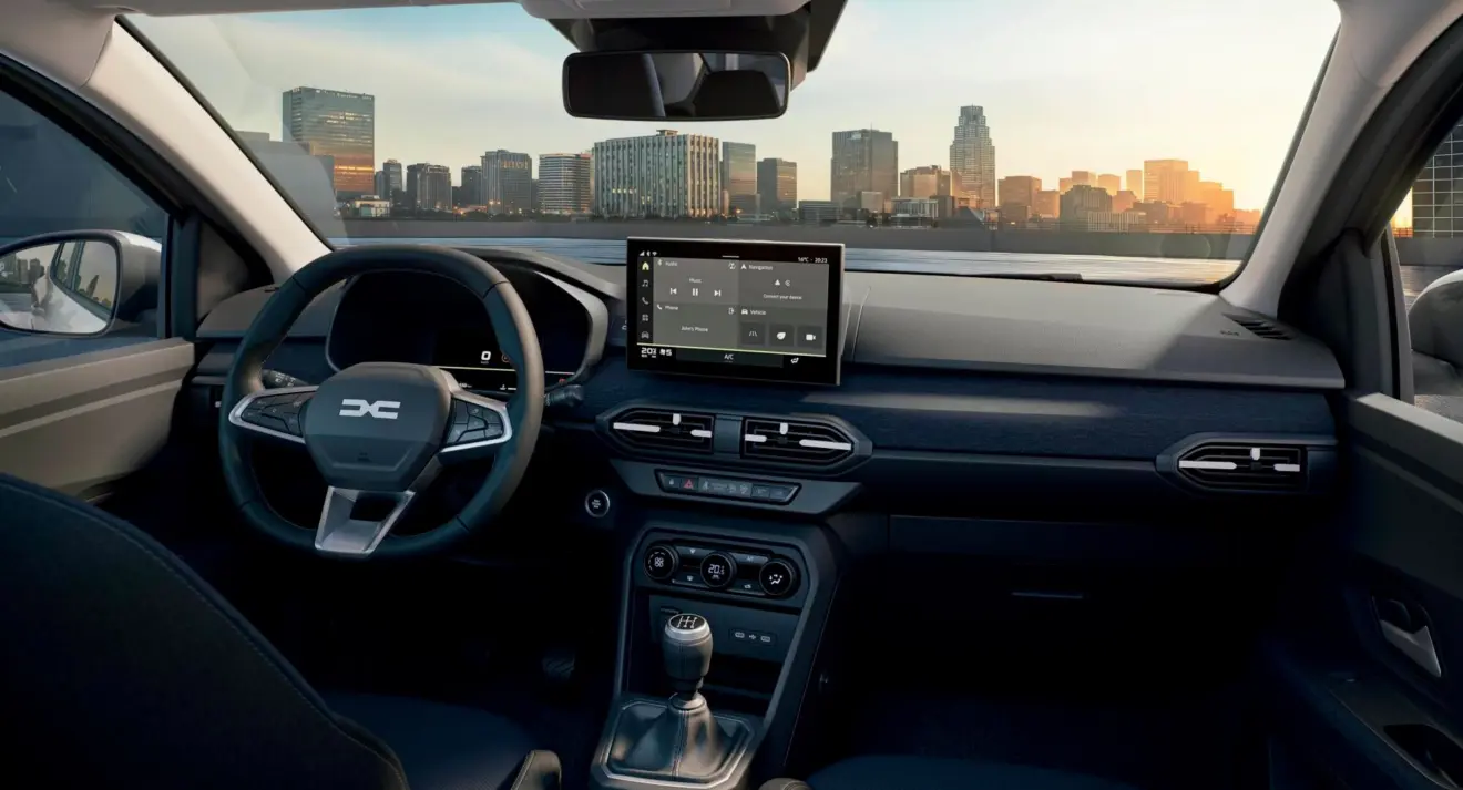 Interior do Dacia Logan