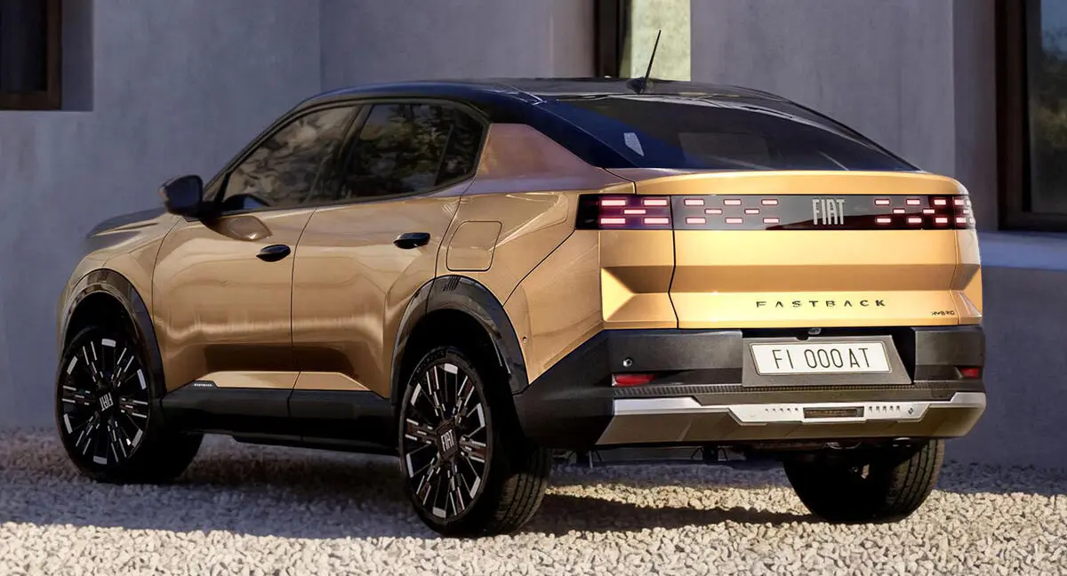 Fiat Grizzly parado de traseira