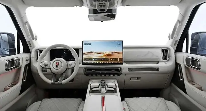 Interior do jipão Hongqi-G919