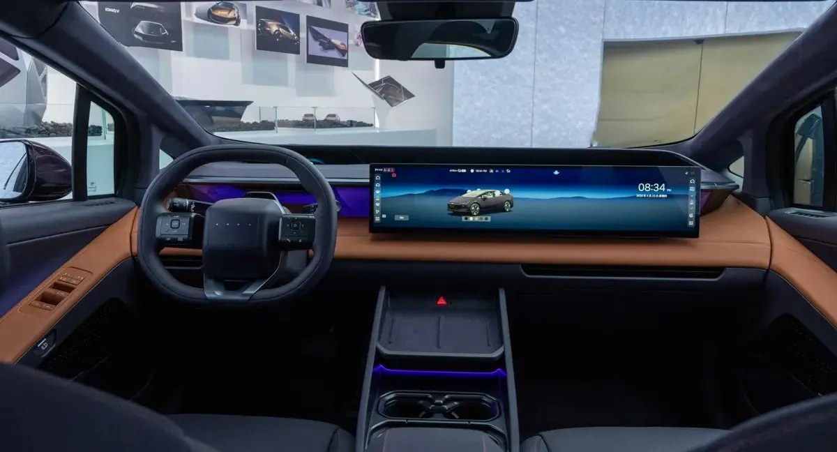 Interior do Hyundai Ioniq V 