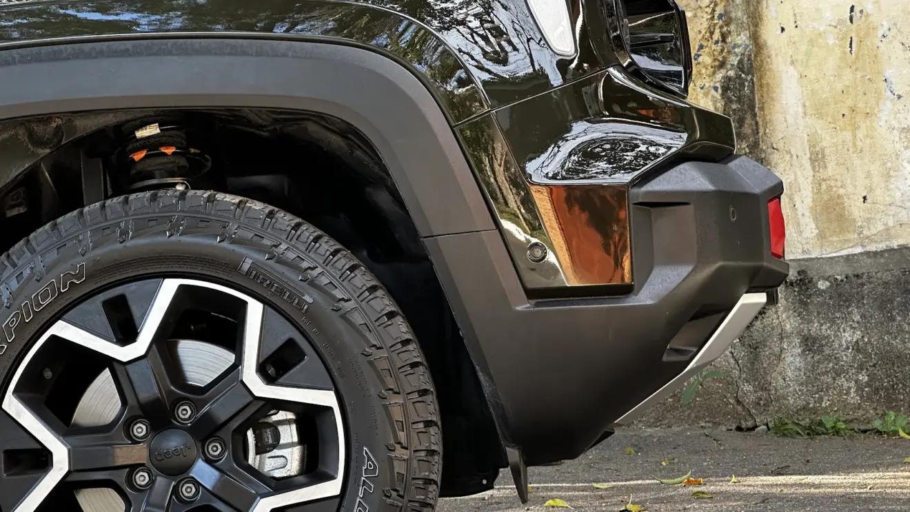 Ângulo de ataque do do Jeep Renegade Willys T270 4x4 