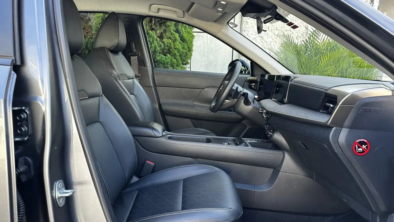 Espaço dianteiro do Avaliação Nissan Kicks Advance 