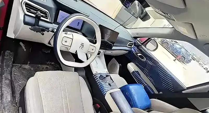Interior do novo BYD Yuan Pro