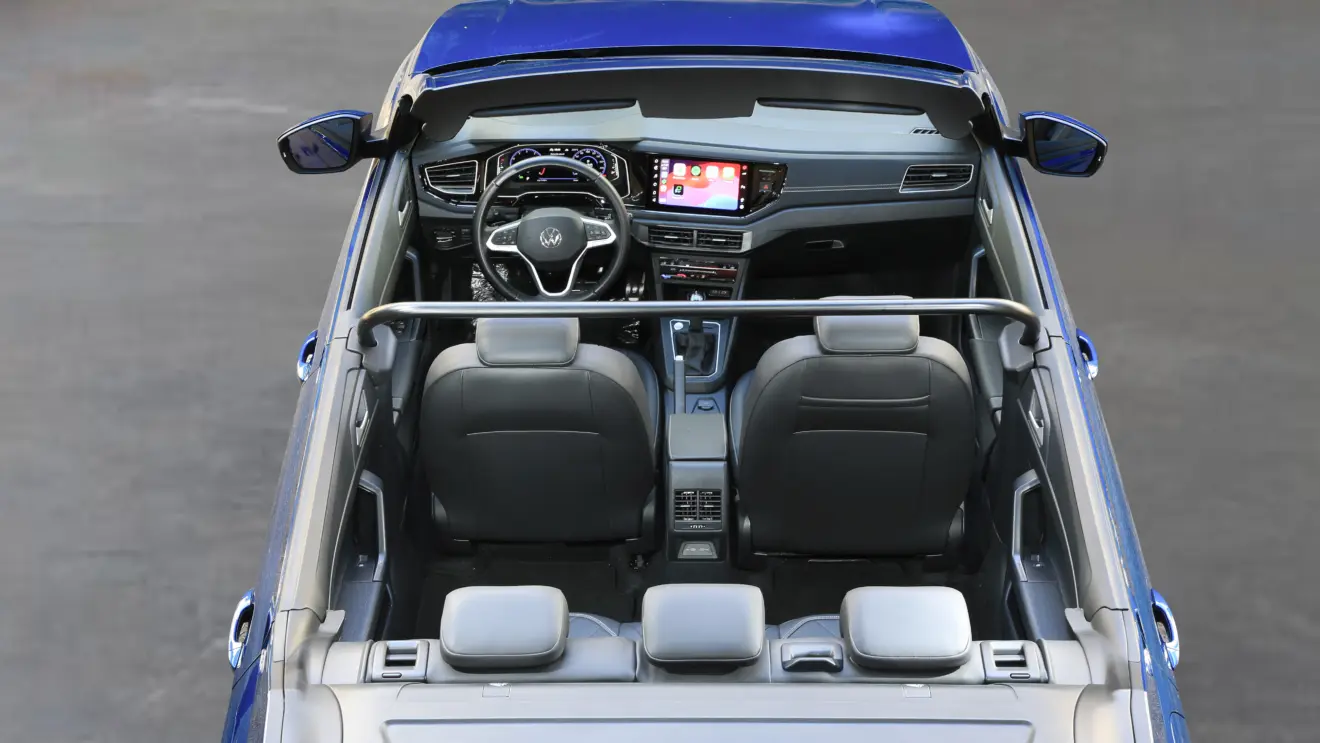 interior Volkswagen Virtus conversível [divulgação]