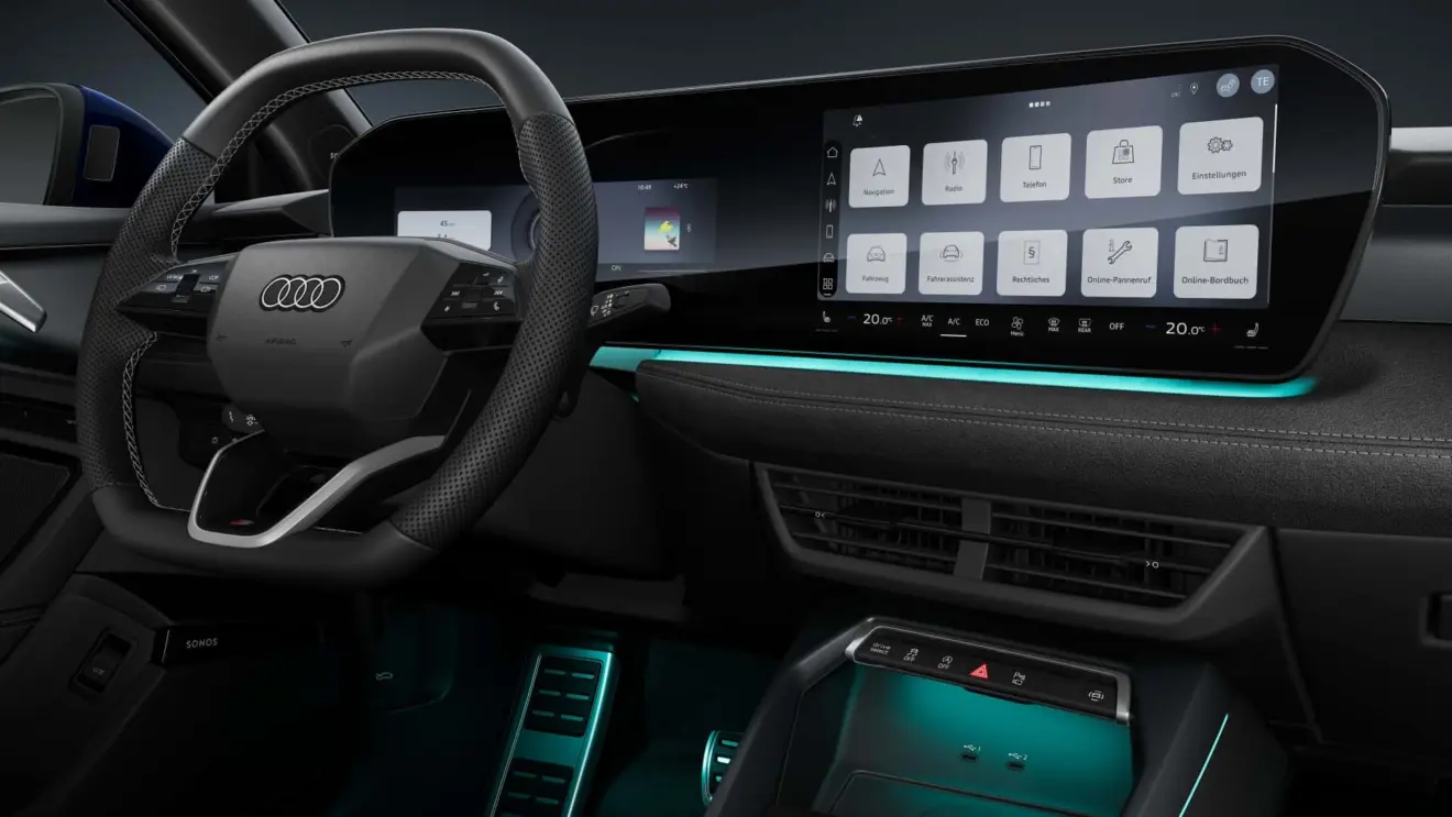 Audi A3 na linha 2027 interior