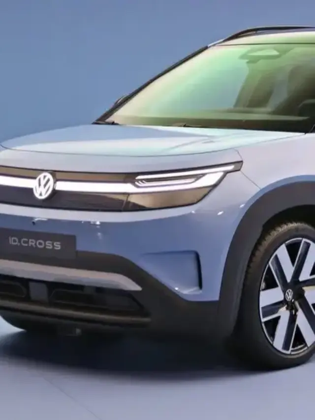 Volkswagen ID. Cross vazou na cor azul