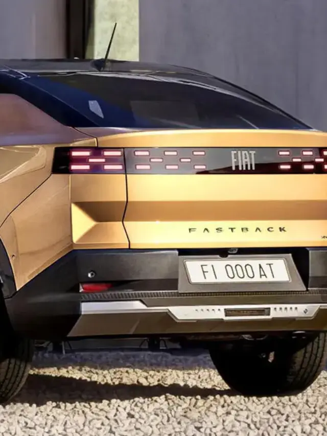 Fiat Grizzly parado de traseira