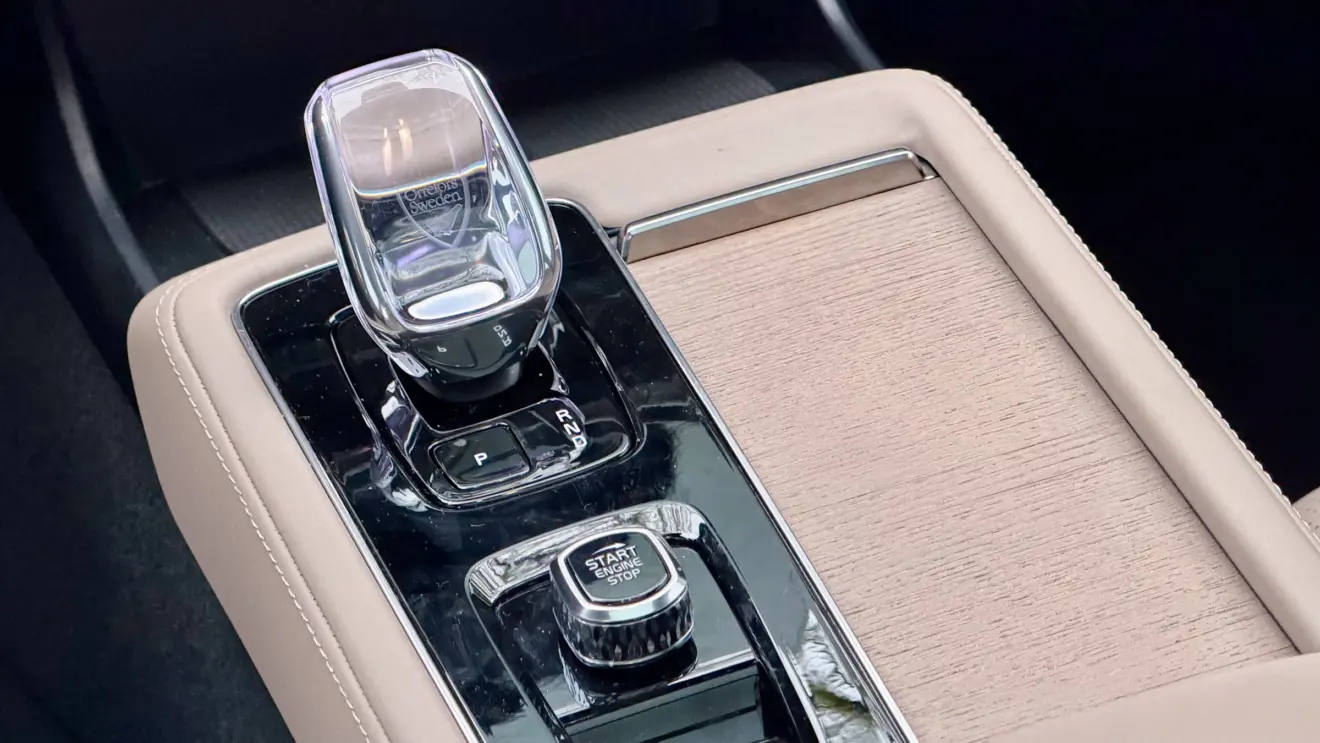 manopla de câmbio de cristal volvo xc90