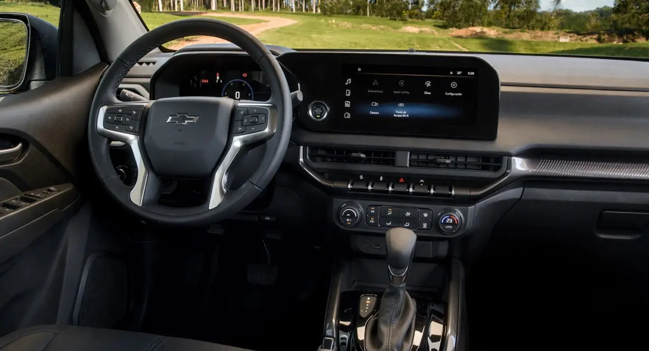 Interior da Chevrolet S10 Trail Boss