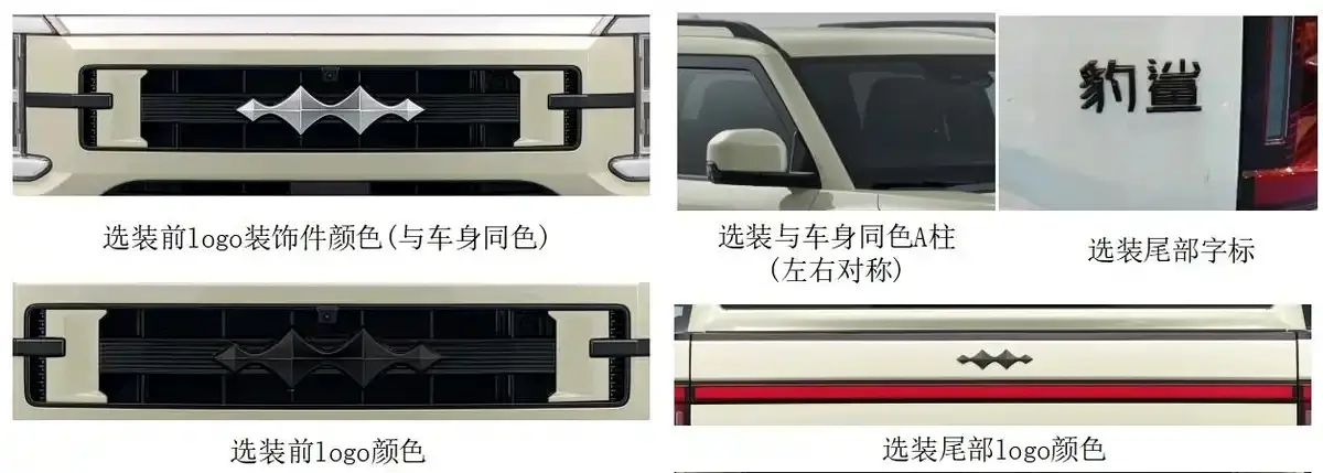 Detalhes da caminhonete BYD Fang Cheng Bao Shark 