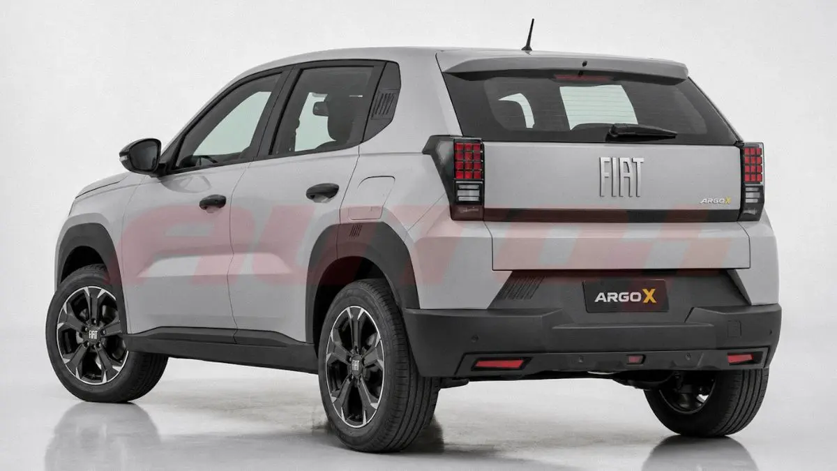 Fiat Argo X Projeção do Auto+ com IA