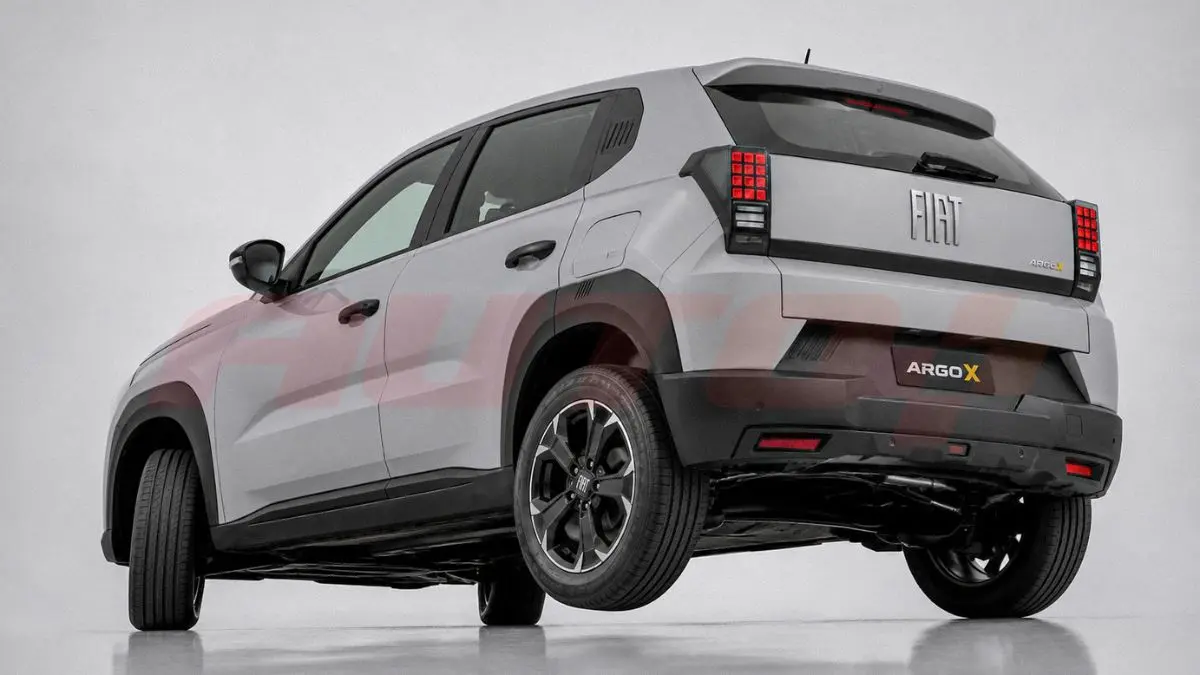 Fiat Argo X Projeção do Auto+ com IA