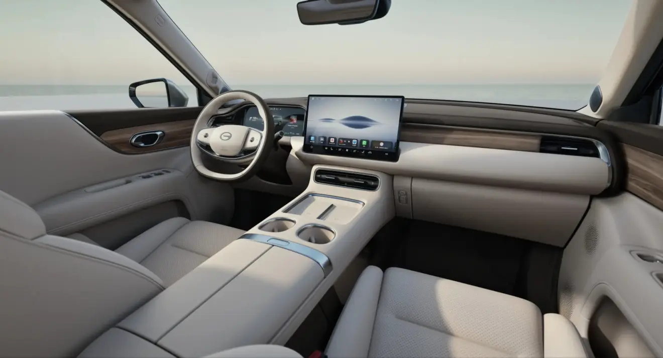 Interior do GAC GS9 /  Trumpchi Xiangwang S9