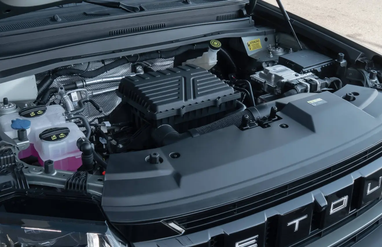Motor térmico 1.5 TGDI do Jetour T2 4x4