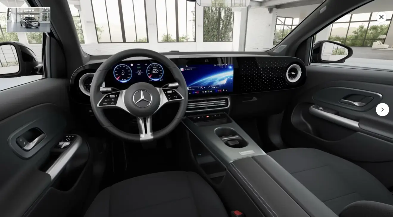 Interior do novo Mercedes-Benz GLA 200 de entrada 2027